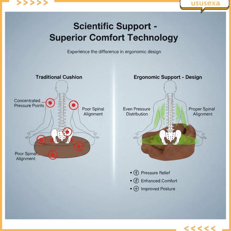 เบาะนั่งสมาธิแบบถอดได้ ออกแบบนุ่มสบายสำหรับการฝึกฝน - รูปที่ 3