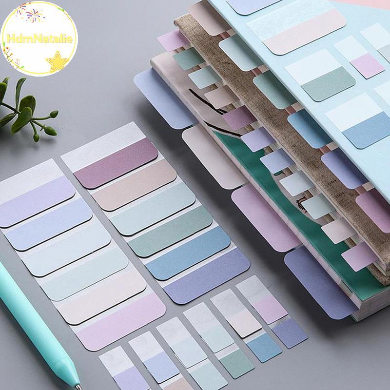 HdmNatalie 240 ชิ้น หลากสี Sticky Writable ที่ถอดออกได้ Index Tabs เครื่องหมายบุ๊คมาร์คหมายเหตุ VN