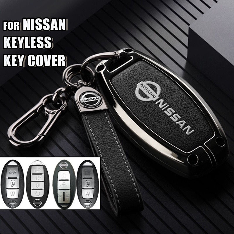 [keyless] สังกะสีอัลลอยด์กุญแจรถสําหรับ Nissan Serena Slyphy Navara & X-Trail Almera Grand Livina Te