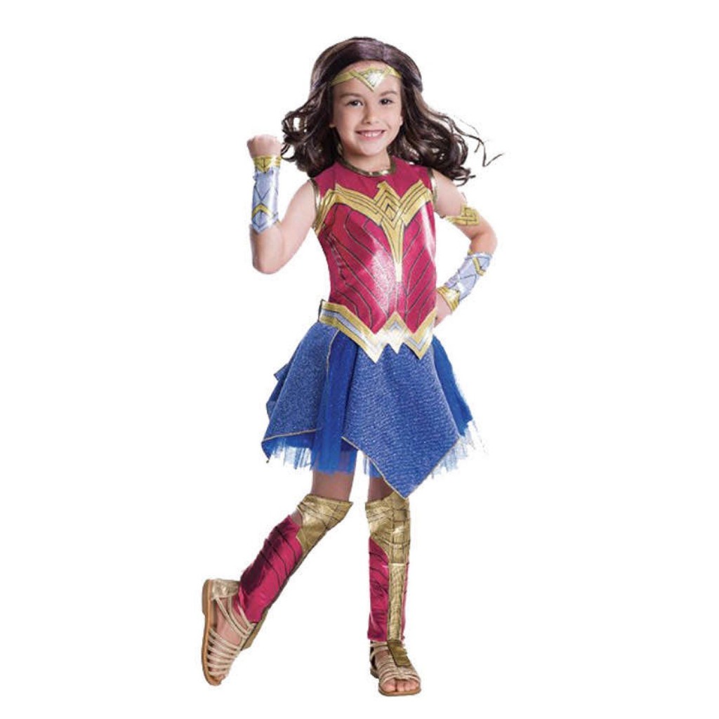 ชุดคอสเพลย์ Wonder Woman สีชมพู สำหรับเด็ก