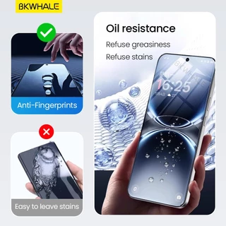BKWHALE ติดตั้งง่ายกระจกนิรภัยสําหรับ Vivo X200S X100S V60 V50 V40 V30 Lite V40E V30E V29E V29E V29 Y300 Y200 X300 X300 X200 Pro Mini X100 Ultra Screen Protector 13 15 Pro iQOO 11 Pro 12 Pro