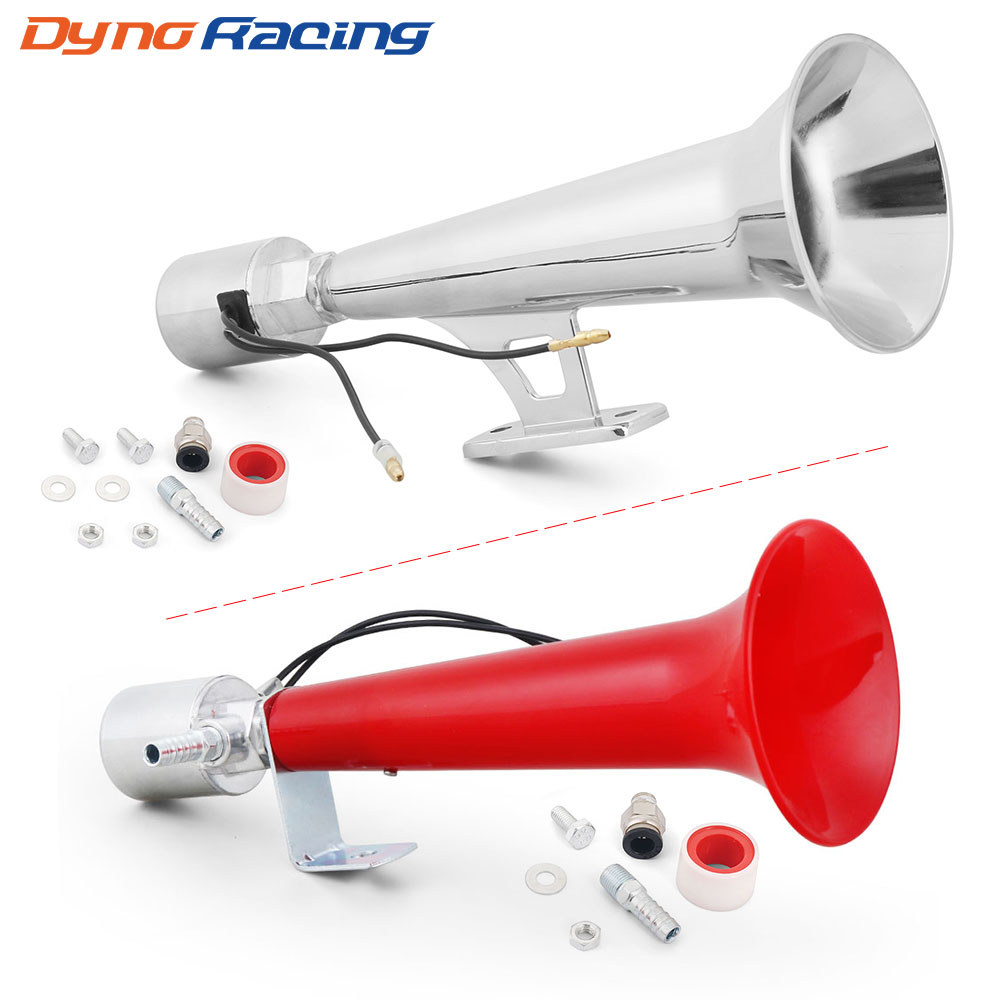 รถ Air Horn กันสนิม 450Hz 120dB เหล็ก/พลาสติกรถบรรทุกนกหวีดฮอร์นสําหรับ 12V 24V เรือเรือยอชท์ RV Motocycle รถนกหวีด Horn