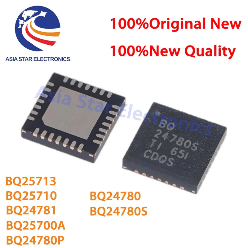 5PCS BQ24780 BQ24780RUYR 24780 BQ24780S BQ24780P BQ24781 BQ25700A BQ25710 BQ25713 BQ2571 RUYR RSNT Q