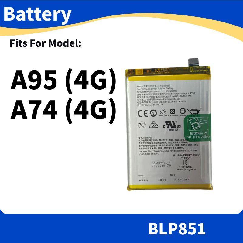 Battery for แบต OPPO A95 4G,A74 4G แบตเตอรี่ BLP851