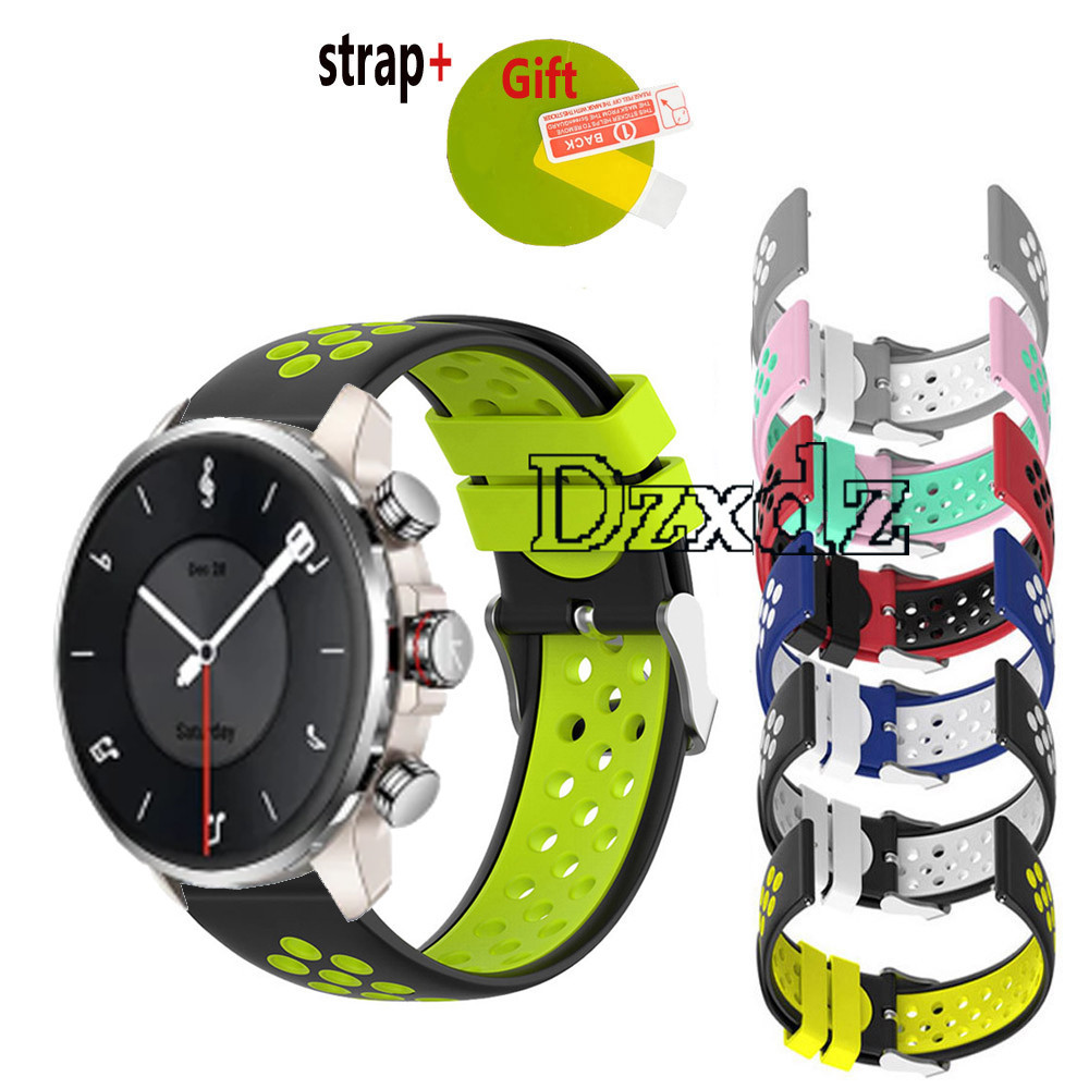 Kieslect Kr3 สายรัดสมาร์ทนาฬิกาซิลิโคน Kieslect Kr 3 pro 2 ฟิล์มกันรอยหน้าจอสายรัดข้อมืออุปกรณ์เสริม