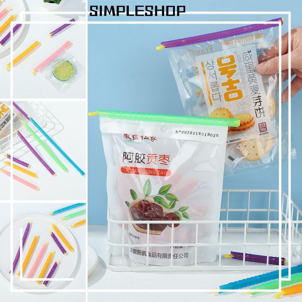 SIMPLESHOP 5PCS Magic Sealer Stick เครื่องมือทําความเย็นบ้านพลาสติกในครัวเรือน