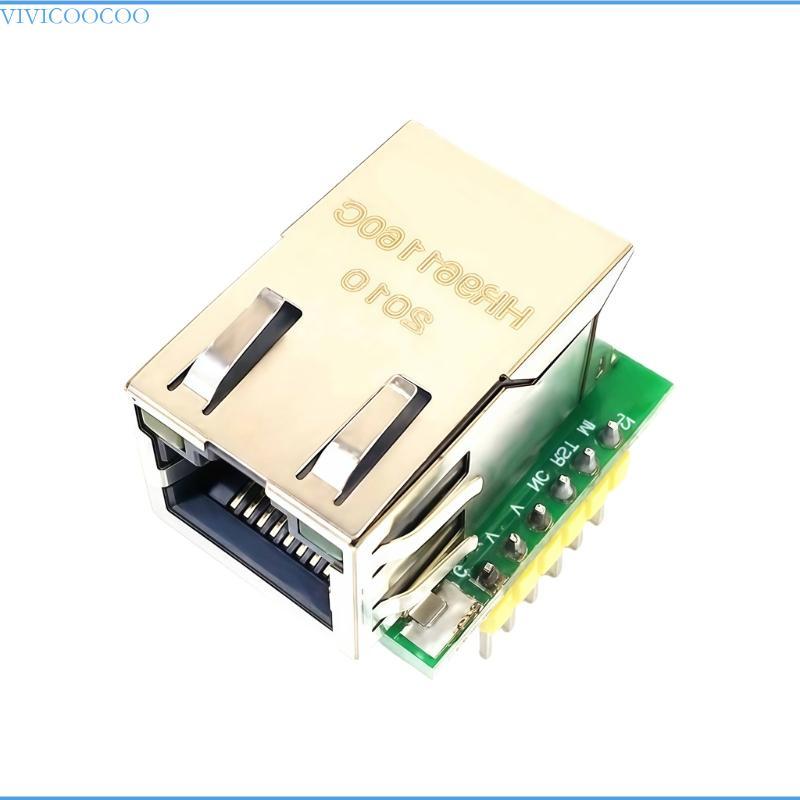 VIVI W5500 Ethernet โมดูลเครือข่ายฮาร์ดแวร์ Microcontroller เปลี่ยนเหมาะสําหรับ W5100 W5200 อุปกรณ์เ