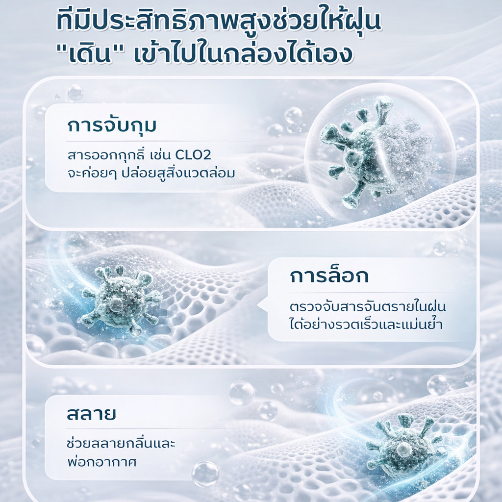 พลังไอออนลบ อเนกประสงค์ กล่องดักฝุ่นอัจฉริยะ / แบบพกพา ลดกลิ่นและเชื้อแบคทีเรีย กล่องเมจิก / มัลติฟังก์ชัน สะอาดปลอดภัย บ๊อกซ์ลบฝุ่น - รูปที่ 5