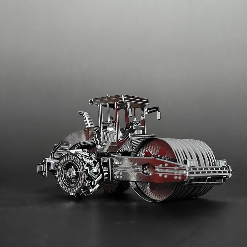 Crazy Model All-Metal สแตนเลส DIY ประกอบรุ่น 3D กาวฟรีปริศนาสามมิติแผนที่ Roller 1224s1