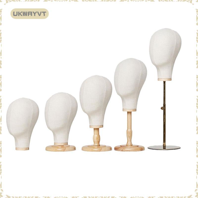 [ukwryvt] ขาตั้งโชว์สําหรับหมวกและหมวกหุ่นจัดแต่งทรงผมสําหรับ