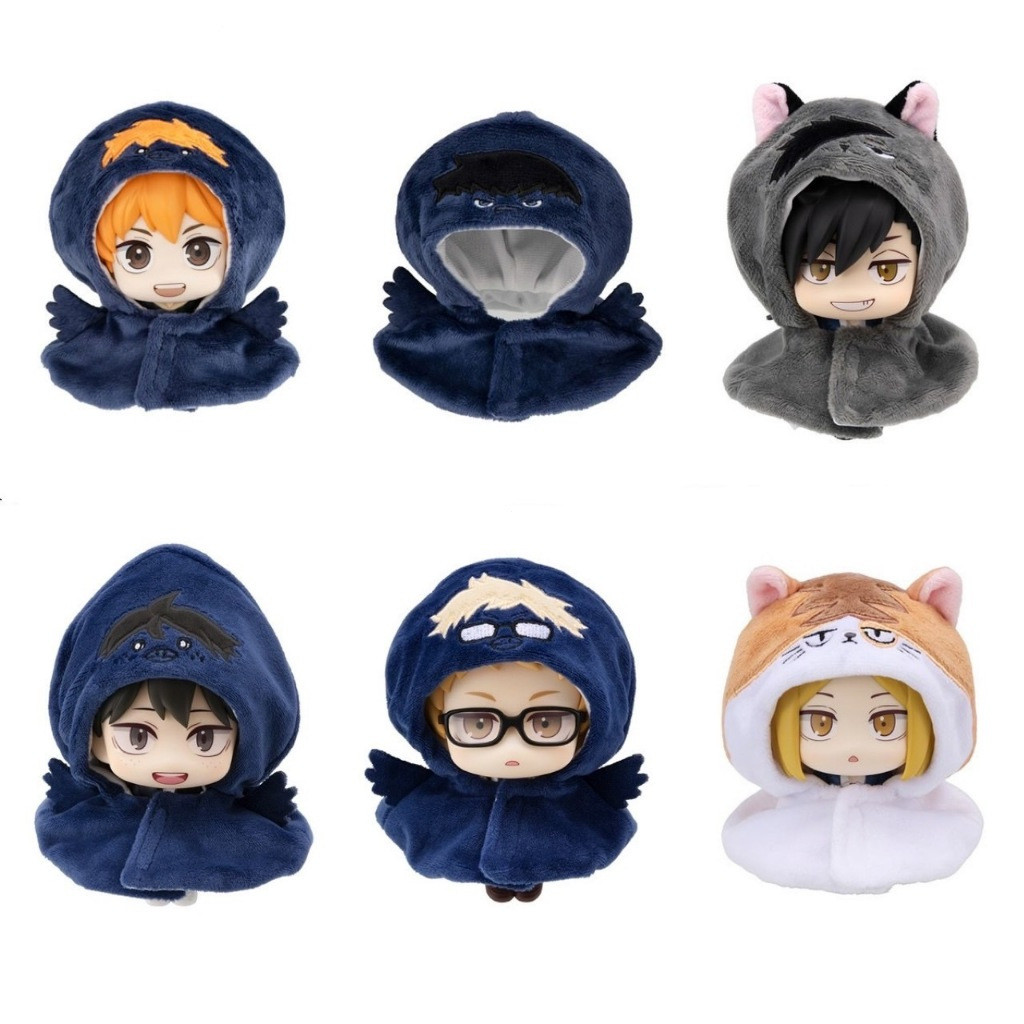 (Value-Packed) LookUp Poncho Haikyuu!! Hinata & Kageyama & Tsuki & Yamaguchi & Kenma & Kuroo Hi-Q Ge