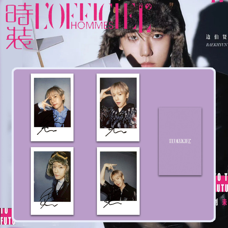 4-9pcs BAEKHYUN Essence of Reverie Lomo Cards Oh Se Hun Chanyeol LAY UPSIDE DOWN KAI Wait On Me Solo