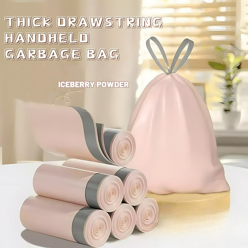 ถุงขยะ วิชาพลศึกษา หนาหูรูดสะดวก - หนักรับน้ําหนักรั่วหลักฐานฉีกขาดถุงขยะห้องครัวห้องน้ําใช้