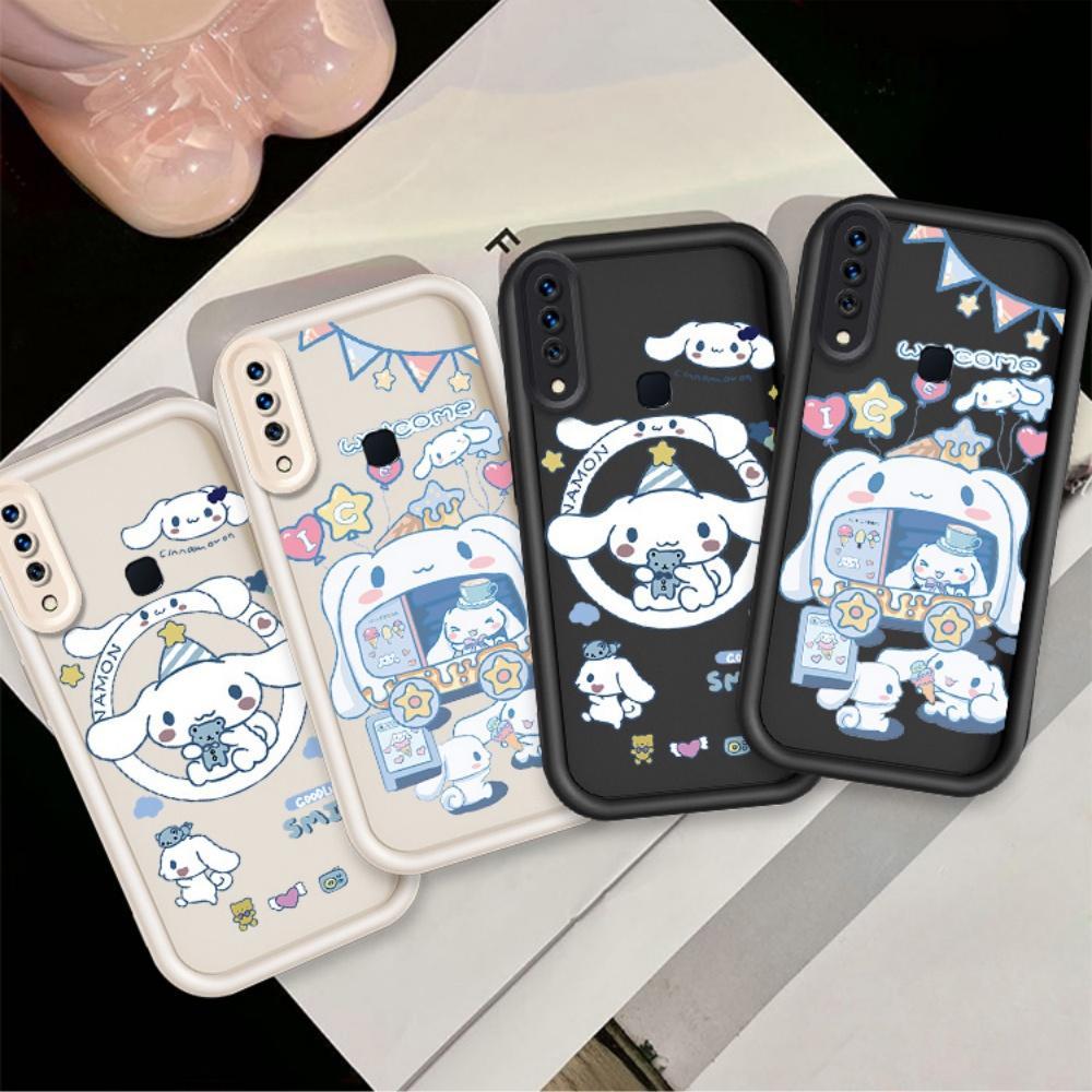 ปลอกคู่โทรศัพท์สําหรับ VIIVO Y17 Y15 Y12 Y12i Y11 2019 น่ารักการ์ตูนซิลิโคน Cinnamoroll กันกระแทก TP