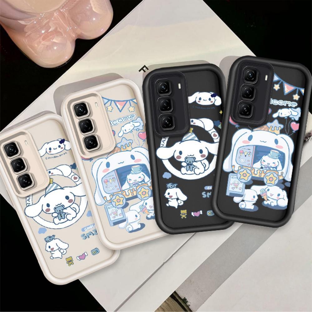 ปลอกสําหรับ INFINIX HOT 50 4G INFINIX X6882 X6882B น่ารักซิลิโคน Cinnamoroll กันกระแทก TPU กรณี