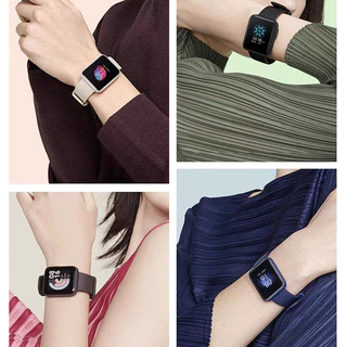 สายซิลิโคนอ่อน for Smartwatch Redmi Watch 1 2 Lite ยาง อุปกรณ์เสริมแถบเปลี for Xiaomi Mi Watch 1 2 Lite/ Mi Poco Watch
