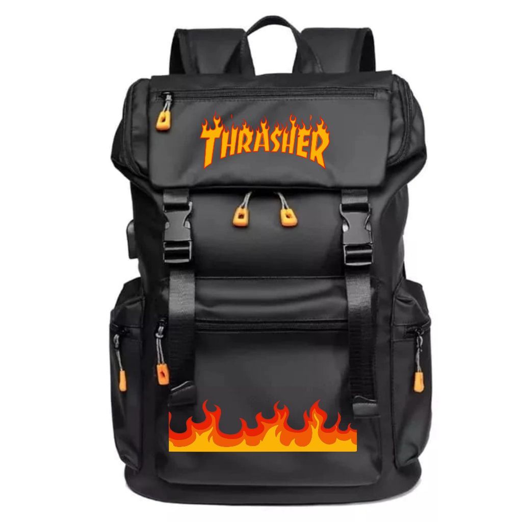 LOKAL Xcloud Casual Boys School Bag, Original Pocket Backpack, สินค้าท้องถิ่น, กระเป๋ากันน้ํา CUT 02