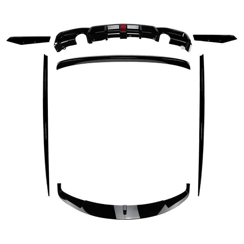 สปอยเลอร์หน้า BMW 3 Series F30 2013-2019 รุ่น Sport ลิ้นหน้า ตกแต่งภายนอก