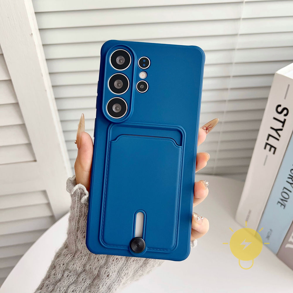 For เคสมือถือ TPU Card Slot Soft เคส Phone Case For SAMSUNG Galaxy A82 A72 A71 A57 A56 A52 A37 A32 A