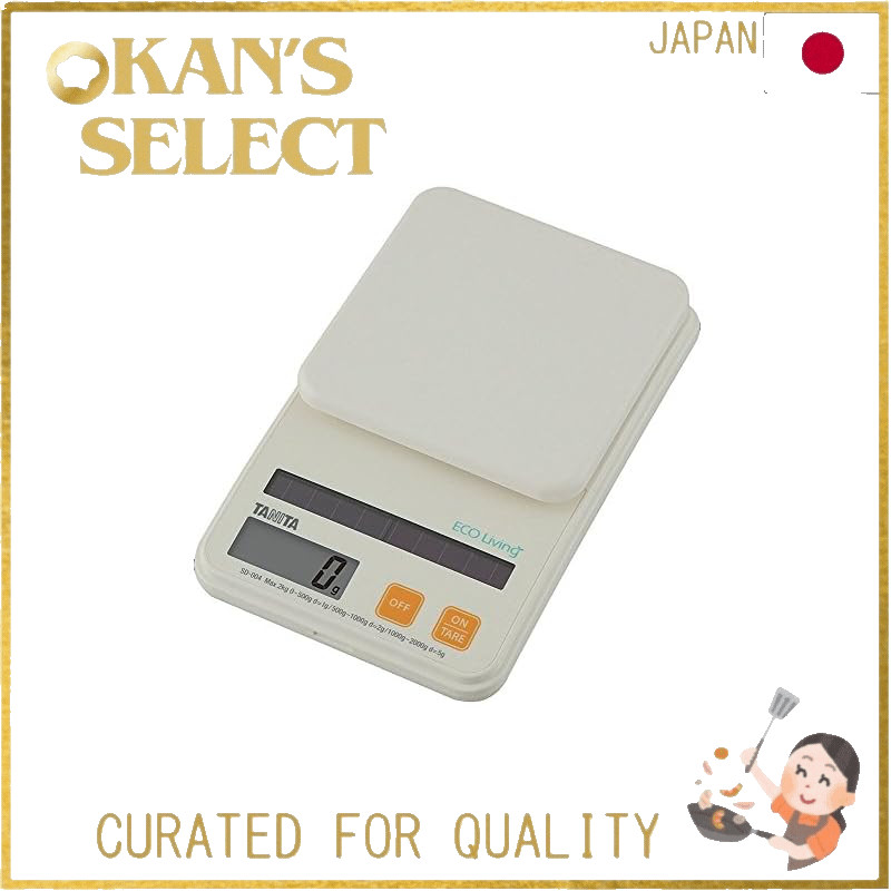 Tanita Cooking Scale Kitchen Scale Solar 2kg 1g Unit Orange SD-004 OR,Direct from Japan
