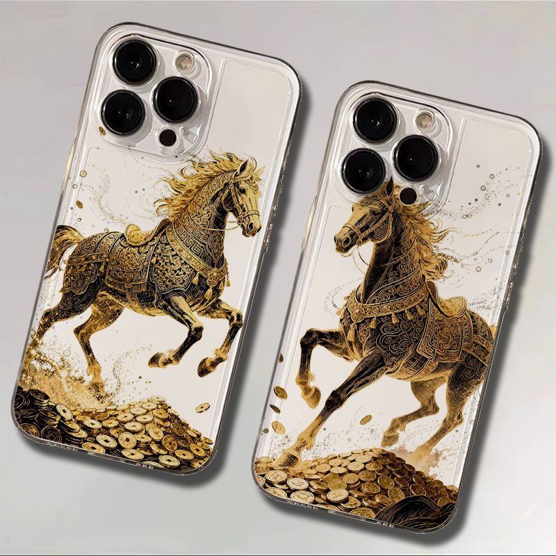 💰ชื่อร้าน🐎เคสไอโฟน ม้าเหรียญทองiPhone17ProMax17Air16pro15plus14/13/12/11-CDYTKK64