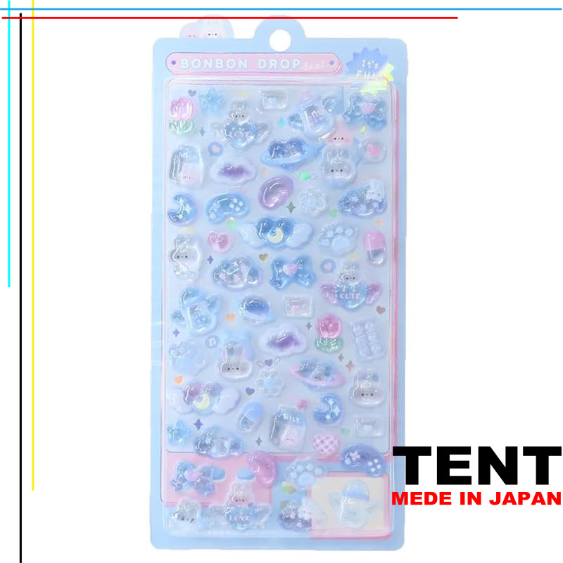 [Seal Sheet] Bonbon Drop Seal / Light Blue Bonbon