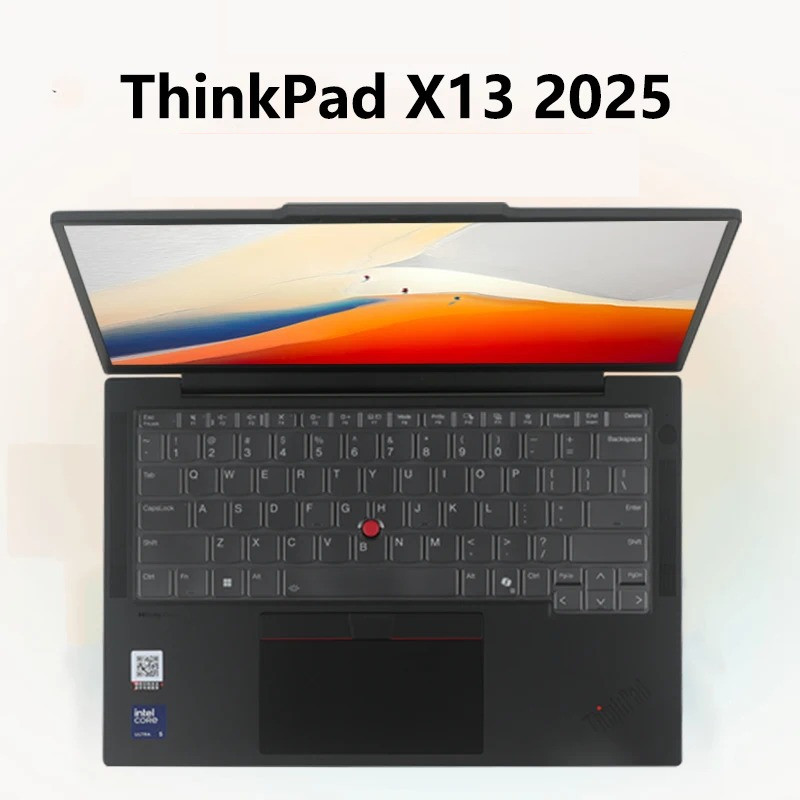 แป้นพิมพ์แล็ปท็อปป้องกันซิลิโคนผิวสําหรับ Lenovo ThinkPad X13 Gen 6 2025 13 13.3 นิ้ว (2025) AI