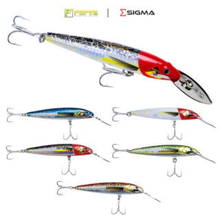 Forte SIGMA เหยื่อลิ้นเหล็ก 4 ขนาด สายโหด "นิ่ง-ทน-จมลึกเดินลวดเส้นเดียวทั้งตัว 6สี