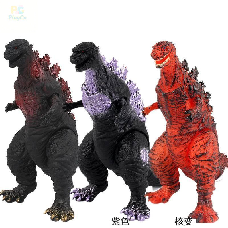 Red Lotus Godzilla Runaway Space Confused Star Breath Movie Series Soft Gum Godzilla