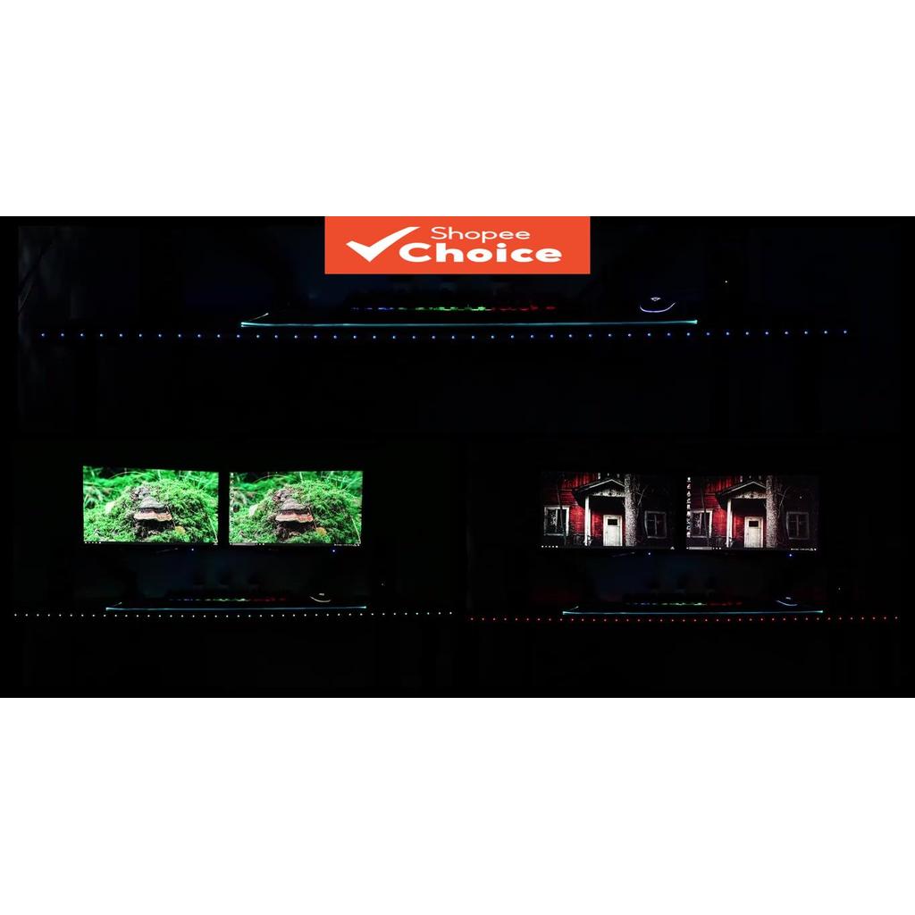 TV Backlight USB Powered LED Strip RGB 5050, สําหรับ 24 60 นิ้ว TV Mirror PC APP Control