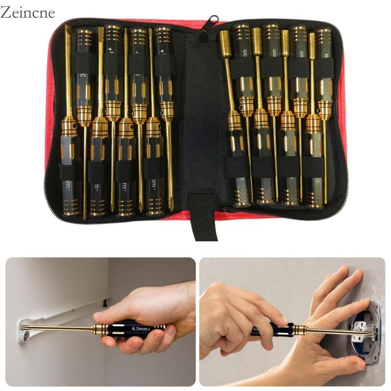 Zein 4 ชิ้น Hex Allen ไขควงชุด Hex Nut Driver ชุดประแจ Key Driver เครื่องมือ Nut ไขควงเครื่องมือสําห