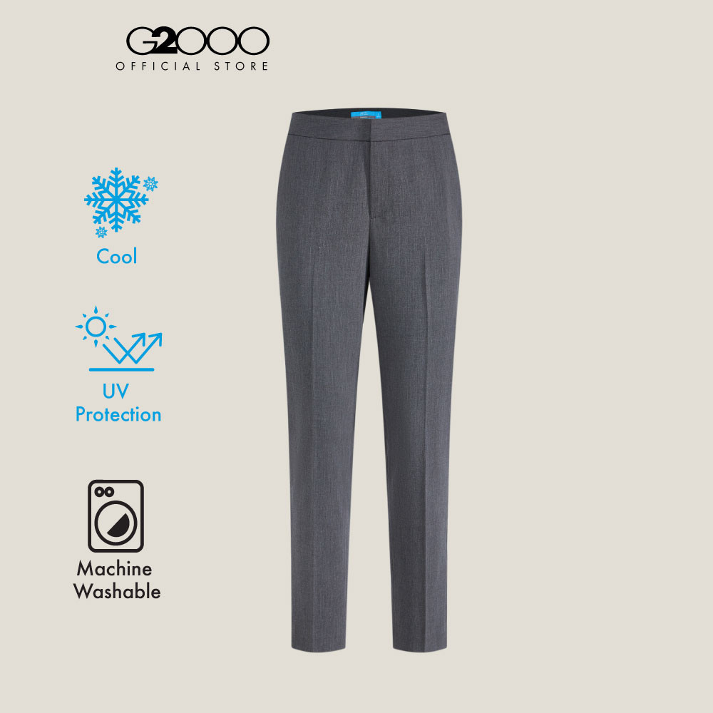 G2000 กางเกงสูทสำหรับผู้หญิง Ankle Cigarette Shape รุ่น 5125108696 GREY
