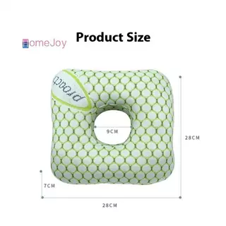 [HomeJoy-t] เจาะหูโพสต์ศัลยกรรมหมอนผ้าฝ้ายบรรจุรูหู Breathable Sleep Bed Cushion สําหรับการนอนหลับด้านข้าง