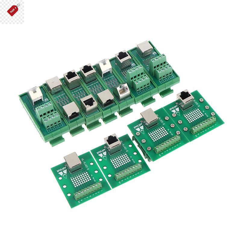 ALIK DIN35 Rail Network Port RJ45 อะแดปเตอร์ Terminal Blo สําหรับระบบการส่งสัญญาณข้อมูลที่ปลอดภัย TH
