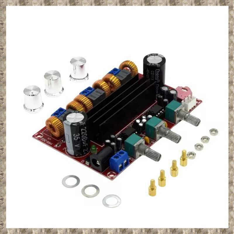 [zv0lma8i] XH-M139 บอร์ดขยายเสียงดิจิตอล 2.1 ช่อง 2x50W&100W DC12-24V โมดูลเครื่องขยายเสียง TPA31160