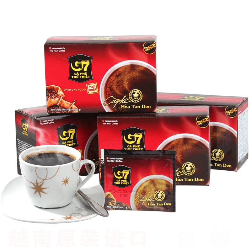#DAYUFU# นําเข้าเวียดนาม G7 กาแฟ Central Plains G7 ผงกาแฟดําบริสุทธิ์ปราศจากซูโครส G7G7