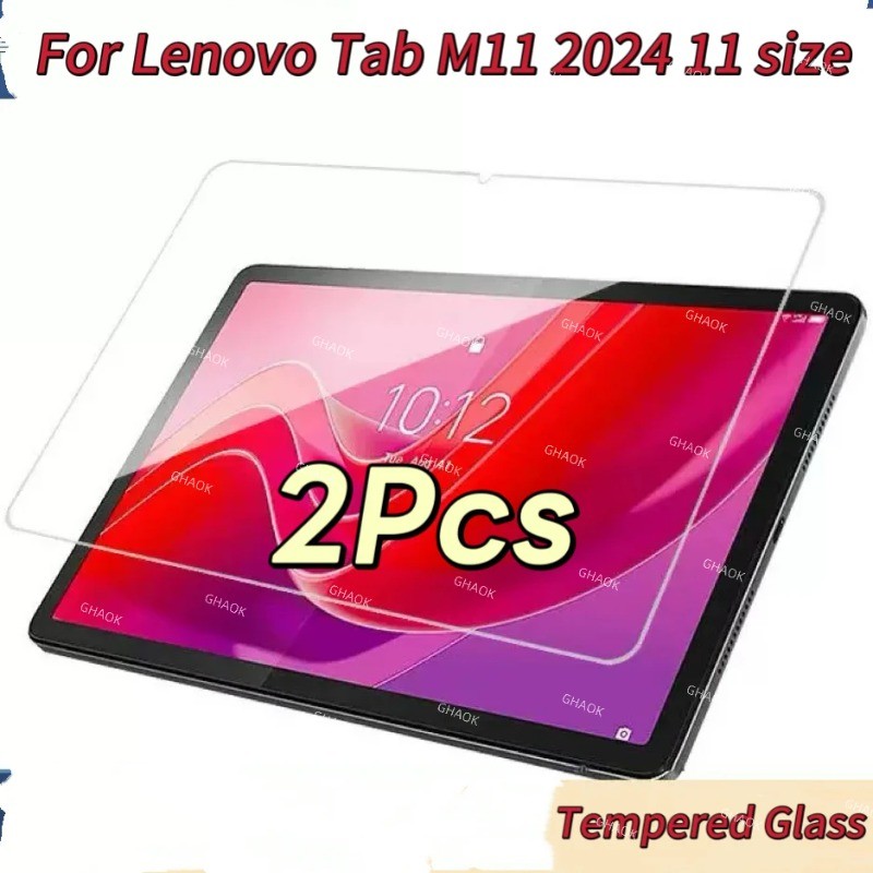 2 ชิ้นสําหรับLenovo Tab P11 M11 M10 K10 Plus Gen 3 Pro 11 2021 แท็บเล็ตป้องกันหน้าจอฟิล์มแก้วสําหรับ