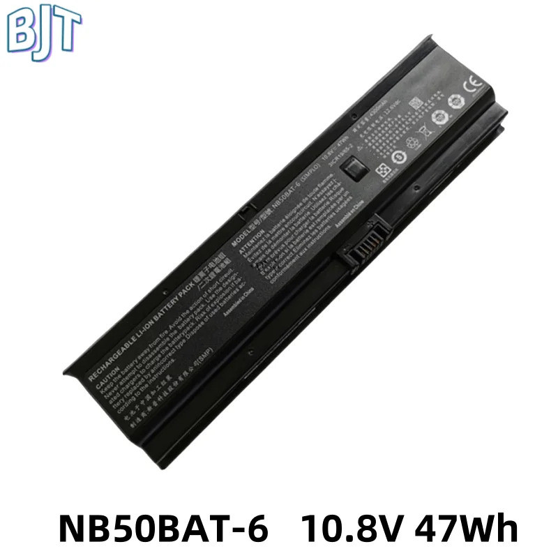 10.8V 47Wh 4300mAh New NB50BAT-6 Laptop Battery For Clevo NB50TK1 NB50TJ1 NB50TL NB50TZ For Hasee ZX