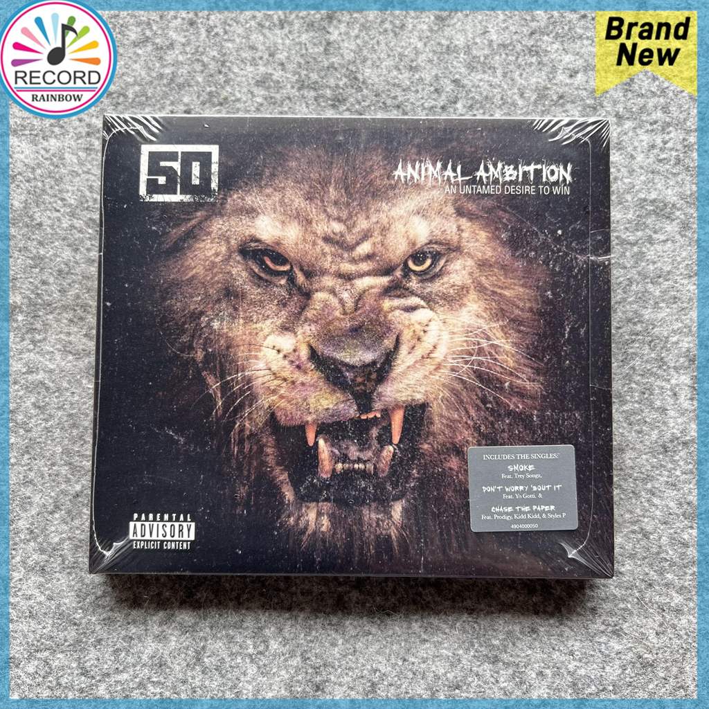 50 Cent Animal Ambition: An Untamed Desire To Win Original CD Album [Sealed] Brand New IP0463 -TH2