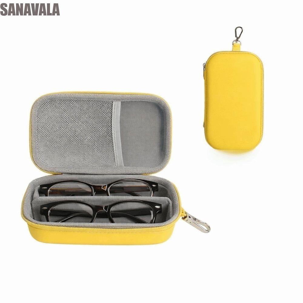 SANAVALA เคสแว่นตา พลาสติก EVA ขนาดใหญ่ กันกระแทก กันน้ำ และพกพาสะดวก