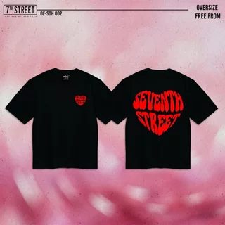 เสื้อโอเวอร์ไซส์ 7th Street ผ้า Cotton เบอร์ 20 เส้นใยcotton100% ระบายความร้อนดีมาก ผ้าหนาอยู่ทรง แพทเทิร์นสไตล์ยุค90...