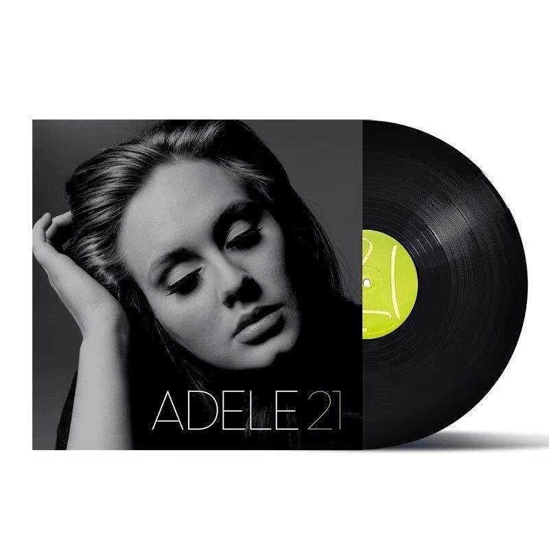 ADELE อัลบั้ม ADELE Gramophone LP Vinyl Record Inch Disc ยอดนิยม#阿黛尔专辑ADELE留声机LP黑胶唱片寸碟片流行#4/10