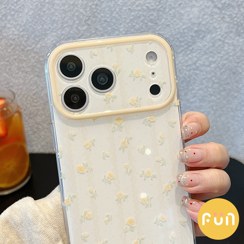 INS ดอกไม้สีเหลือง Hard PC โทรศัพท์มือถือสําหรับ iPhone 17 16 15 14 Pro Max 13 16Promax พร้อม Bowknot Chain กันกระแทก IMD โทรศัพท์มือถือปกหลัง ราคา ถูกที่สุด ดีลบีเคเค แกลเลอรีภาพที่ 7