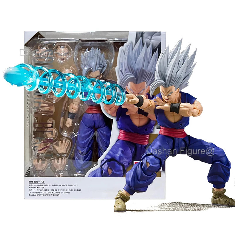 Dragon Ball Super Figures Shf Son Gohan Beast Action Figure อะนิเมะ PVC Collection Saiyan Gohan ตุ๊ก