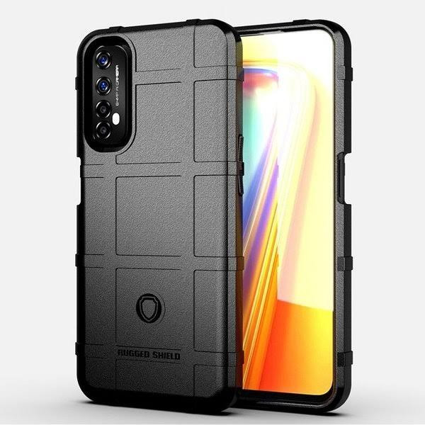 CASE REALME 7 / Narzo 20 Pro RUGGED SHIELD SLIM ARMOR CARBON FIBER CASE