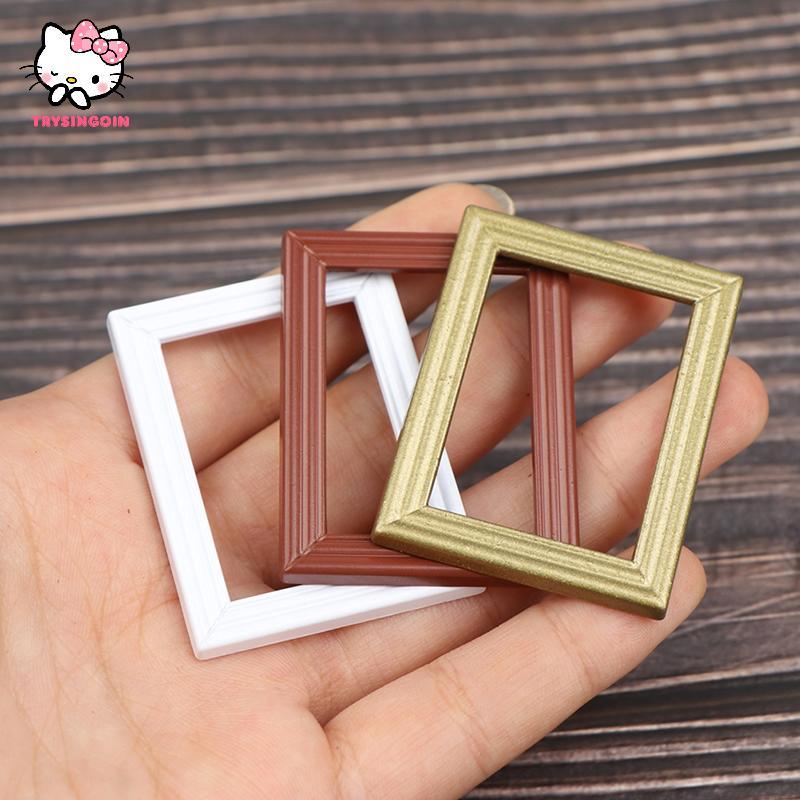 [strysingoin] 1:12 Dollhouse Photo Frames Mirror Frames Photo Border กรอบรูปตกแต่ง TH