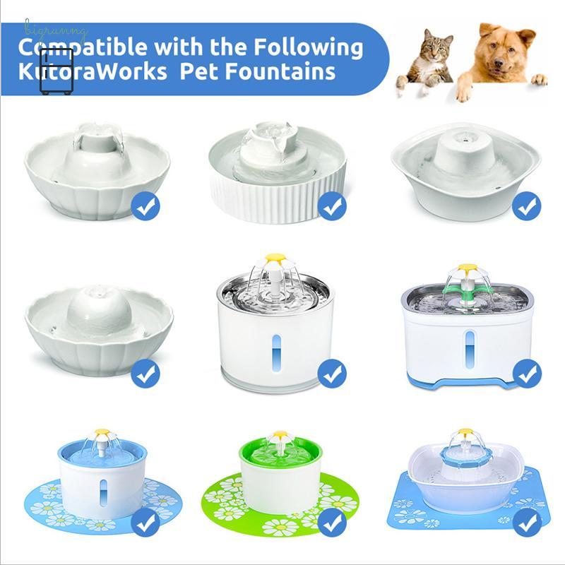 [BRN] Mini Pet Replacement Water Fountain Pump Submersible Dog Cat Drinking Fountain TH