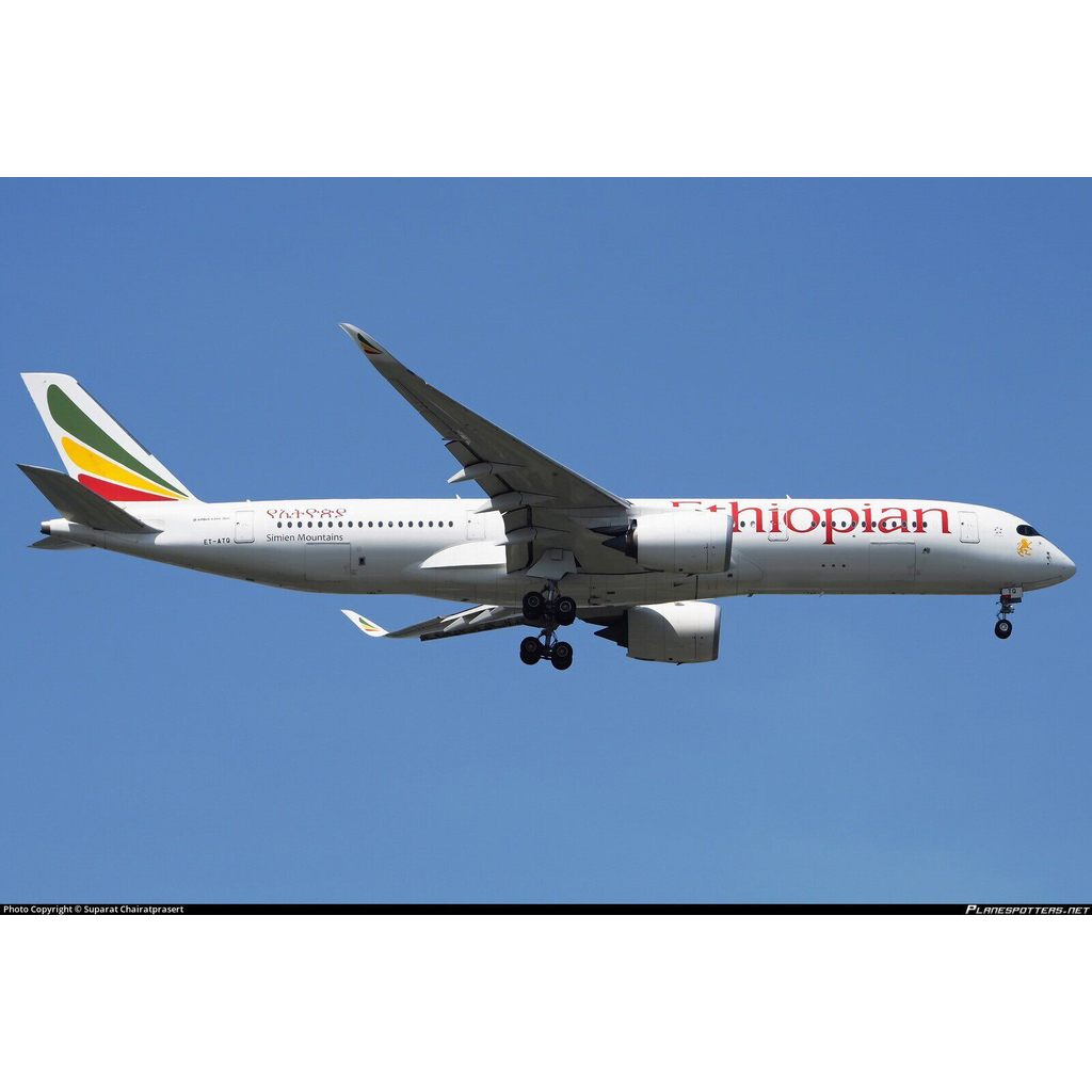 #1:: : รุ่น 400#PH埃塞俄比亚航空A350- 900หมายเลขลงทะเบียน