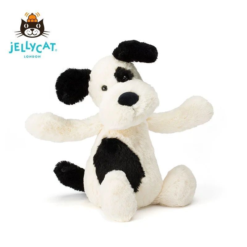 【พร้อมส่ง】jellycat ของแท้ เคส พวงกุญแจ ตุ๊กตา official keychain JELLYCAT Shy Milky White Dog Doll Do
