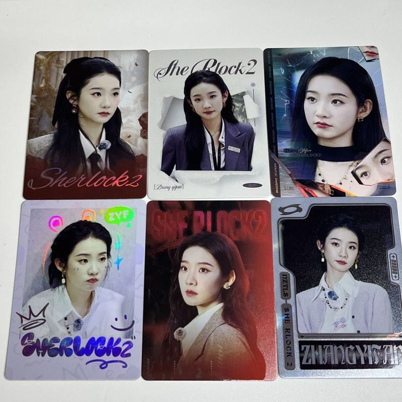 ลิ้นชักการ์ดคลับให้เหตุผลของผู้หญิง Photocard ช็อตที่สอง Zhang Yifan